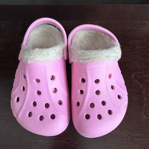 Toddler Fleece Lined Clogs - Pink